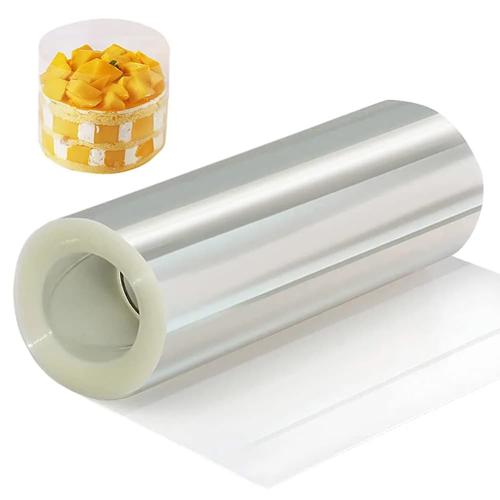 YQL Cake Collar 6x394 Inch | Transparent Acetate Sheets for DIY Baking - main product image