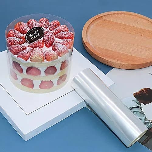 YQL Cake Collar 4x394 Inch | Transparent Acetate Sheet for Baking DIY thumbnail 4
