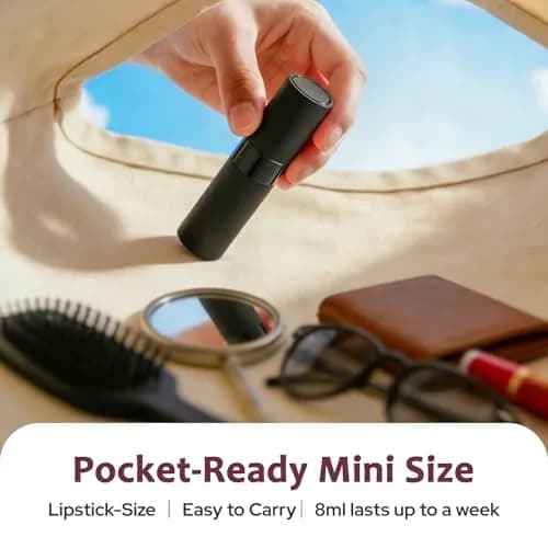 LISAPACK Refillable Perfume Atomizer Spray Bottle 8ml (0.27 Fl Oz) | Twist-Up Leak-Proof Travel Size thumbnail 6