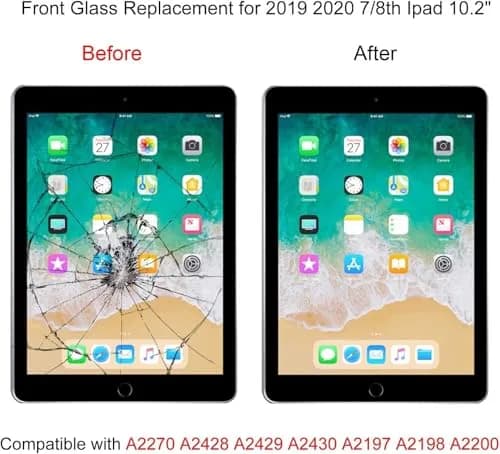 iPad 7th/8th Gen 10.2" Screen Replacement Digitizer Black | Tested & Ready for India thumbnail 7