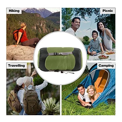 REDCAMP Compression Stuff Sack Large Army Green 27L (9.8x22.1 inches) | Lightweight Packable Gear Organizer thumbnail 2