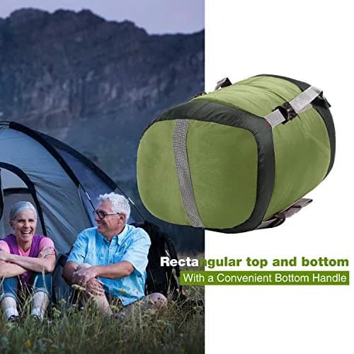REDCAMP Compression Stuff Sack Large Army Green 27L (9.8x22.1 inches) | Lightweight Packable Gear Organizer thumbnail 3