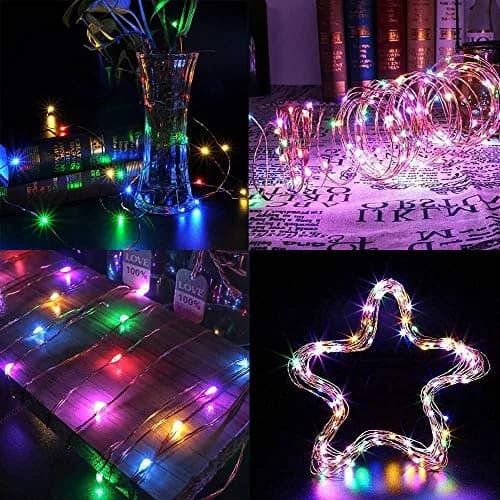 Lezonic Solar String Lights 240 LED 24M Multicolored | Waterproof Garden Decor thumbnail 5