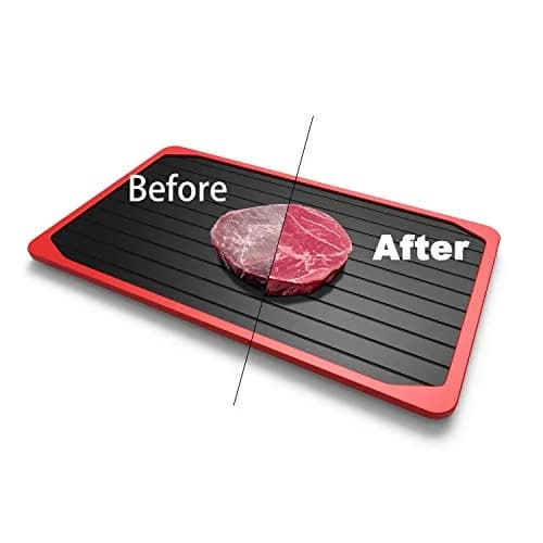 ROYOR Large Defrosting Tray 36cm (14") x 20cm (8") | Faster Thawing Aluminum Tray thumbnail 1