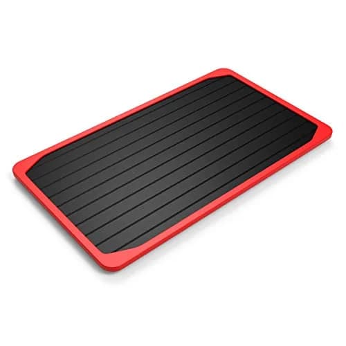 ROYOR Large Defrosting Tray 36cm (14") x 20cm (8") | Faster Thawing Aluminum Tray thumbnail 2