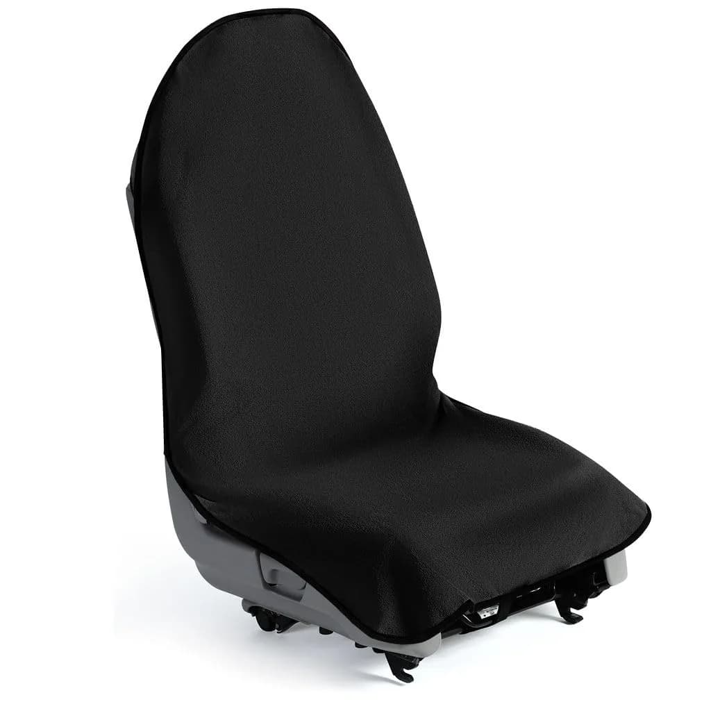 lebogner Waterproof Sweat Towel Car Seat Cover for Gym, Running, Swimming, Beach, Hiking | Universal Fit Anti-Slip Bucket Seat Protector (Black, 1-Pack) - main product image
