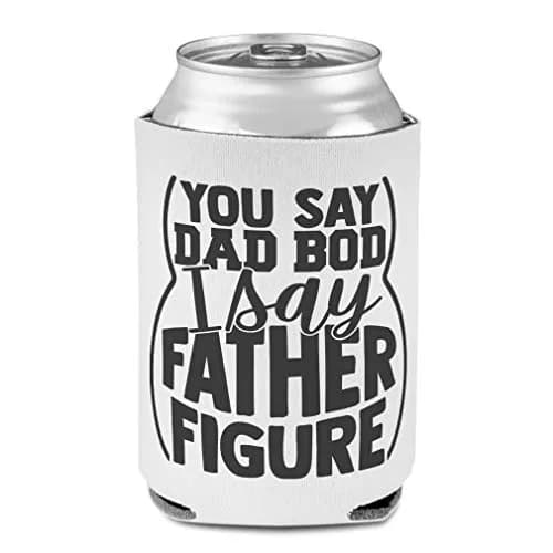 Style In Print Sleeves for Cans Drink Cooler | Funny Dad Bod Father Figure Beer Cover 4.25in thumbnail 1