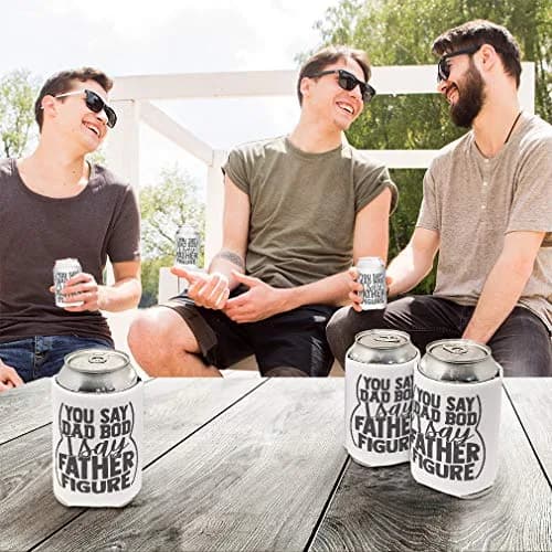 Style In Print Sleeves for Cans Drink Cooler | Funny Dad Bod Father Figure Beer Cover 4.25in thumbnail 4