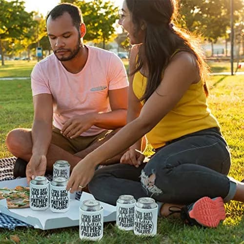 Style In Print Sleeves for Cans Drink Cooler | Funny Dad Bod Father Figure Beer Cover 4.25in thumbnail 5