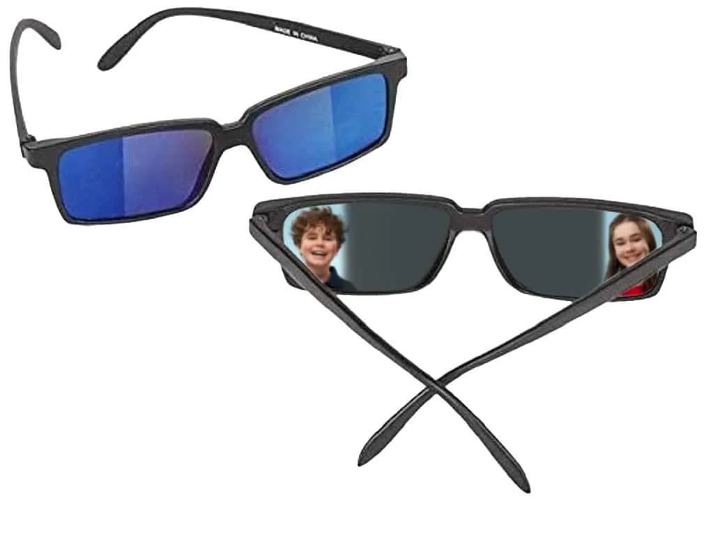 Zugar Land Top Secret Spy Glasses for Kids Rear View Sunglasses 12 Pack | UV Sun Protection & Imaginative Play
