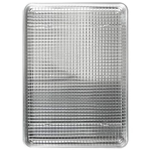 Fat Daddio's CR-HALF Stainless Steel Cooling & Baking Rack 12 x 17 Inch | Durable, Oven Safe & Dishwasher Friendly thumbnail 5