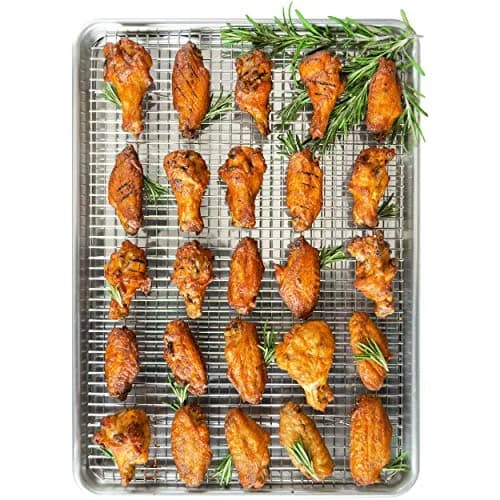 Fat Daddio's CR-HALF Stainless Steel Cooling & Baking Rack 12 x 17 Inch | Durable, Oven Safe & Dishwasher Friendly thumbnail 6