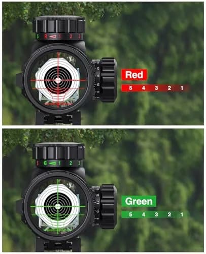 MidTen 3-9x32 4-in-1 Scope Combo with Dual Illuminated Scope Optics & Laser Rangefinder | Aim & Shoot thumbnail 4