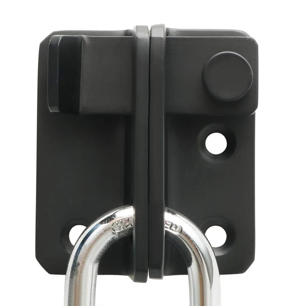 Alise Heavy Duty Flip Latch Gate Latch, Matte Black Stainless Steel Door Lock | For Barn Wood Fence Sliding Doors