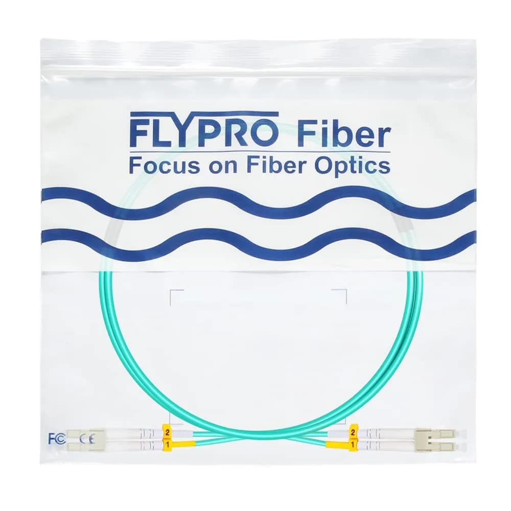 FLYPROFiber OM3 LC-LC Fiber Optic Patch Cable 2M (7ft) | 10Gb Multimode Duplex - view 8