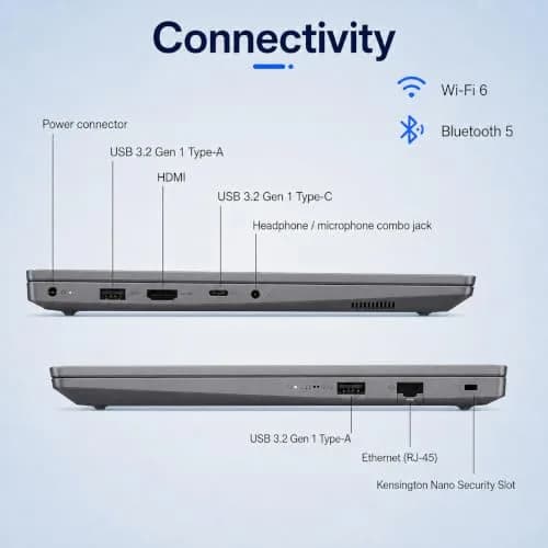 ist computers Lenovo V15 G6 Notebook AMD Ryzen 7 16GB RAM 512GB SSD | Business-Ready, Windows 11 Pro thumbnail 6