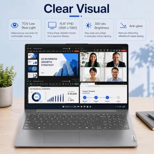 ist computers Lenovo V15 G6 Notebook AMD Ryzen 7 16GB RAM 512GB SSD | Business-Ready, Windows 11 Pro thumbnail 2