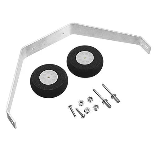 AONTOKY Aluminum Landing Gear Wheel Kit for RC Airplane 25-40 Class | Durable Lightweight Aircraft Parts thumbnail 1
