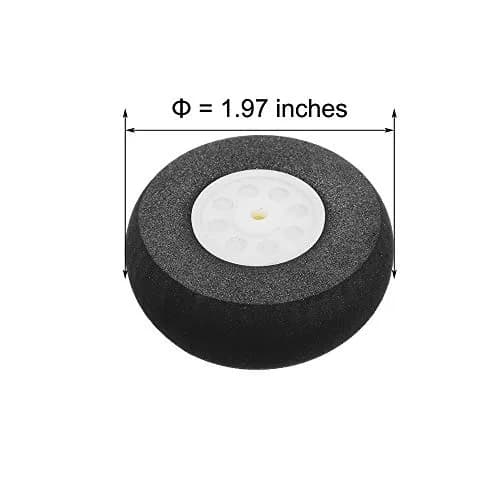 AONTOKY Aluminum Landing Gear Wheel Kit for RC Airplane 25-40 Class | Durable Lightweight Aircraft Parts thumbnail 4