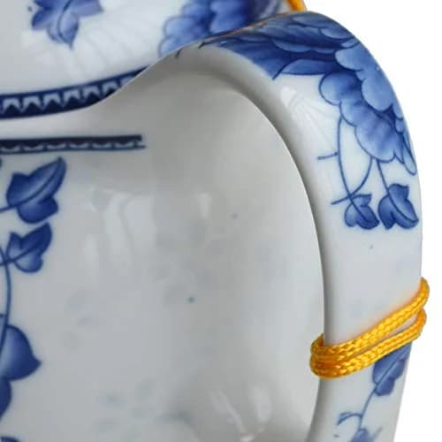 vv8oo Teapot 12oz Blue White | Ceramic Infuser for Loose Tea, Dishwasher Safe thumbnail 6