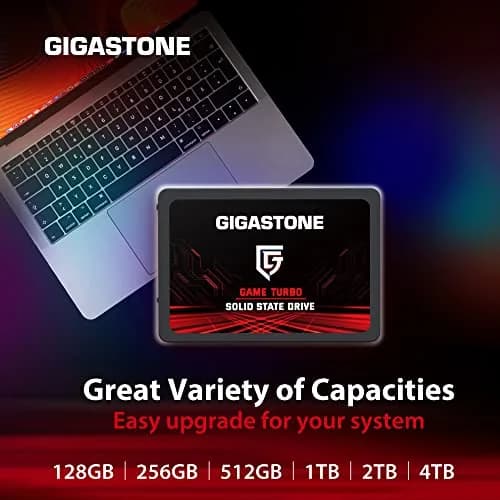 Gigastone 128GB Game Turbo SSD 2-Pack | Up to 500MB/s with SLC Caching for Gaming & PC thumbnail 6