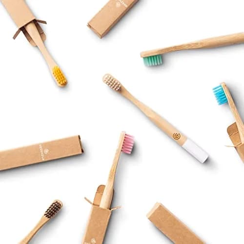 GREENZLA Kids Bamboo Toothbrush | Soft Charcoal Bristles for Sensitive Gums thumbnail 8