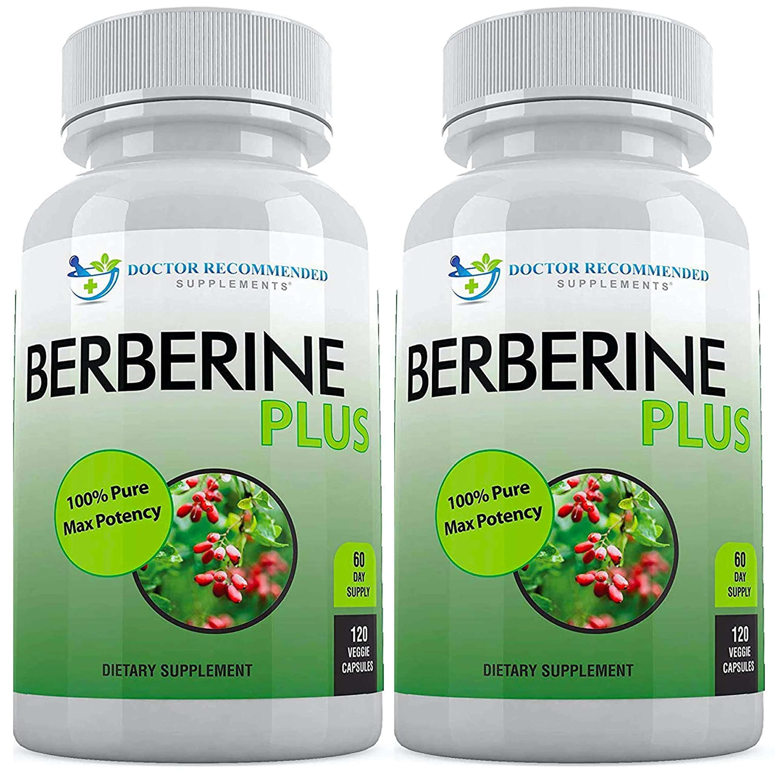 DOCTOR RECOMMENDED SUPPLEMENTS Berberine Plus 1200mg | 120 Veggie Capsules for Healthy System