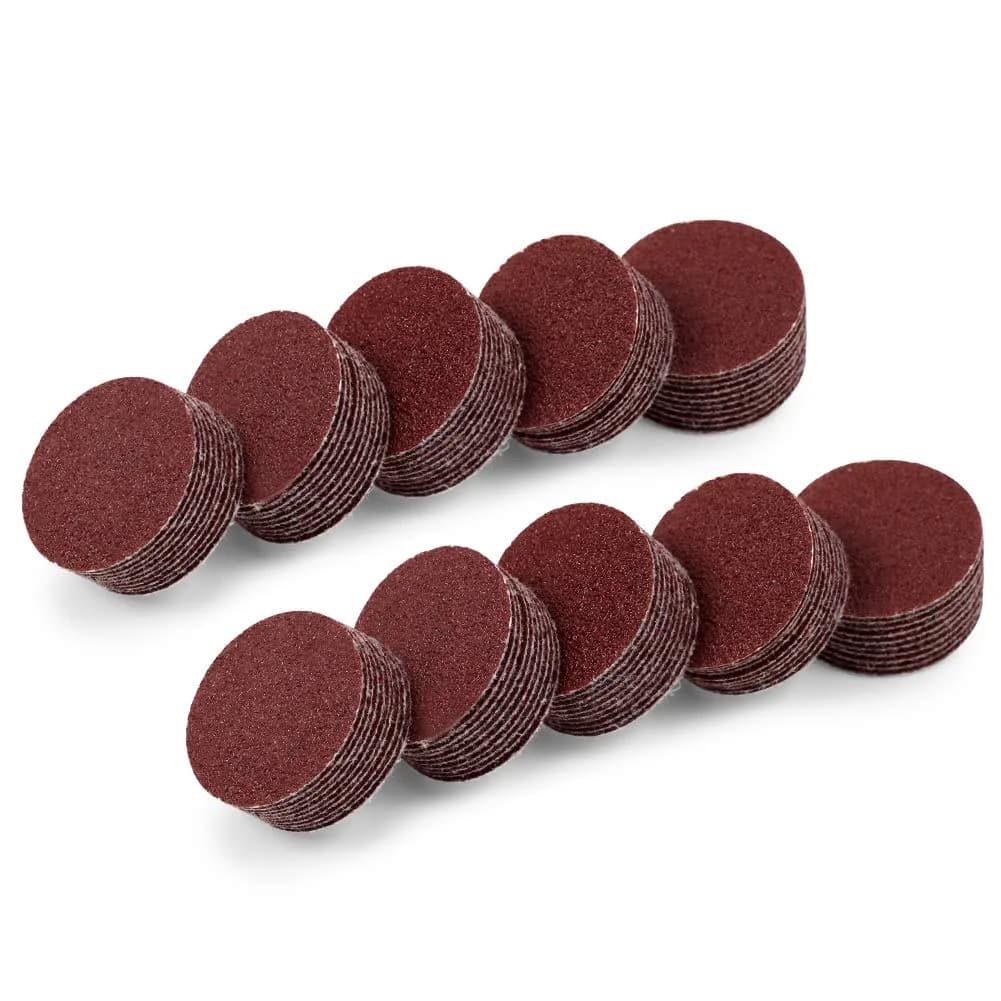 SPEEDWOX 100pcs Sanding Discs 1 Inch | 100 Grit Hook & Loop for Drill & Grinder - main product image