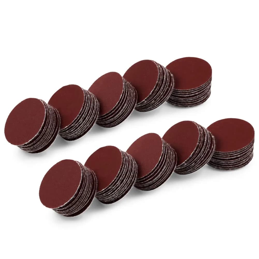 SPEEDWOX 1 Inch 400-Grit Hook & Loop Sanding Discs | Durable Aluminum Oxide for Wood & More