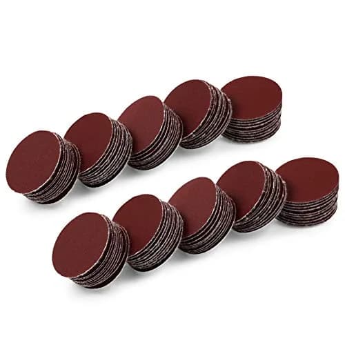 SPEEDWOX 1 Inch 400-Grit Hook & Loop Sanding Discs | Durable Aluminum Oxide for Wood & More thumbnail 1