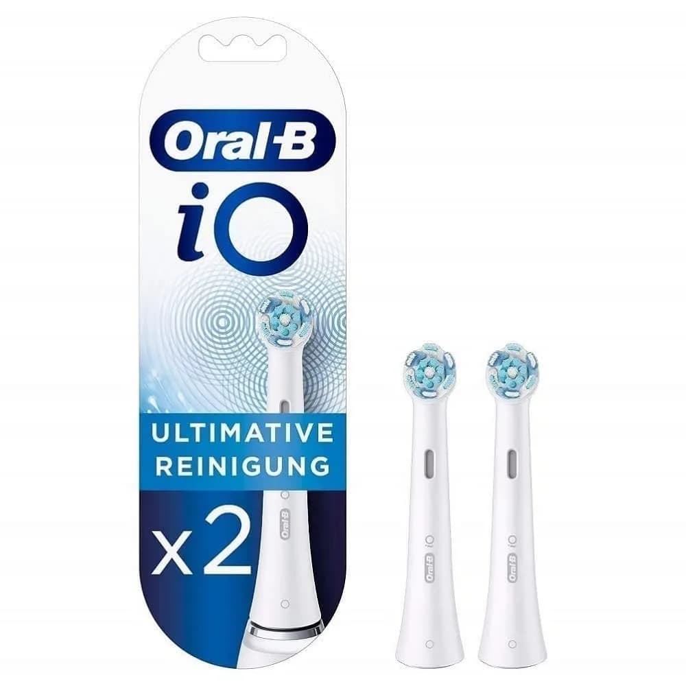 Oral-B iO Ultimate Cleaning Toothbrush Heads 2 Count | Revolutionary iO Technology for Best Cleaning - main product image