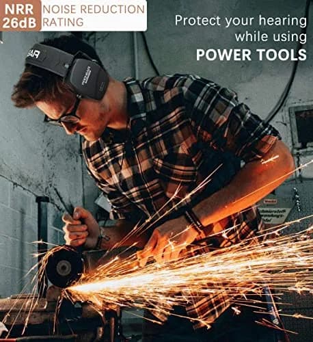 PROHEAR 016-Gel Shooting Ear Protection, NRR 26dB, Gel Cushions | Foldable Passive Earmuffs for Loud Noise thumbnail 2