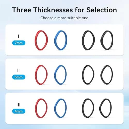 AMVR Glasses Spacer Compatible with Oculus Quest 2 & Rift S | Soft Silicone Anti-Scratch Ring, 3 Sizes, Protect VR Lens & Prescription Glasses thumbnail 5