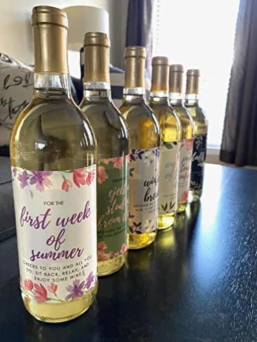 Harper & Ivy Designs Teacher Appreciation Wine Bottle Labels | Funny Gifts for Women & Teachers thumbnail 7