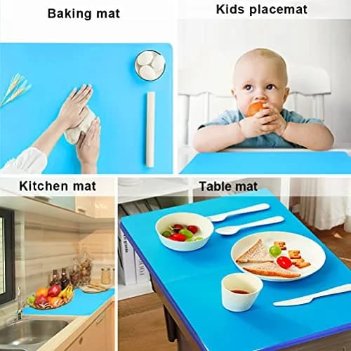 QPIX DIGITAL Extra Large Silicone Craft Mat 59.94cm x 40cm (23.62x15.75 inches) | Food-Grade BPA-Free & Heat Resistant thumbnail 3