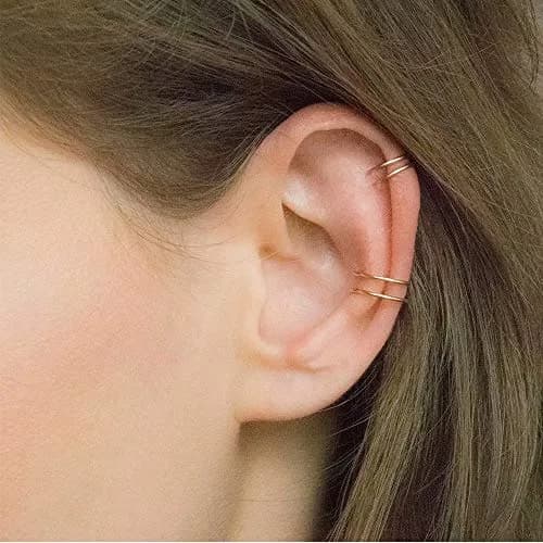 M MOOHAM Nose Rings for Women, 20g Gold Nose Ring Hoop 5mm | Hypoallergenic Surgical Steel thumbnail 4