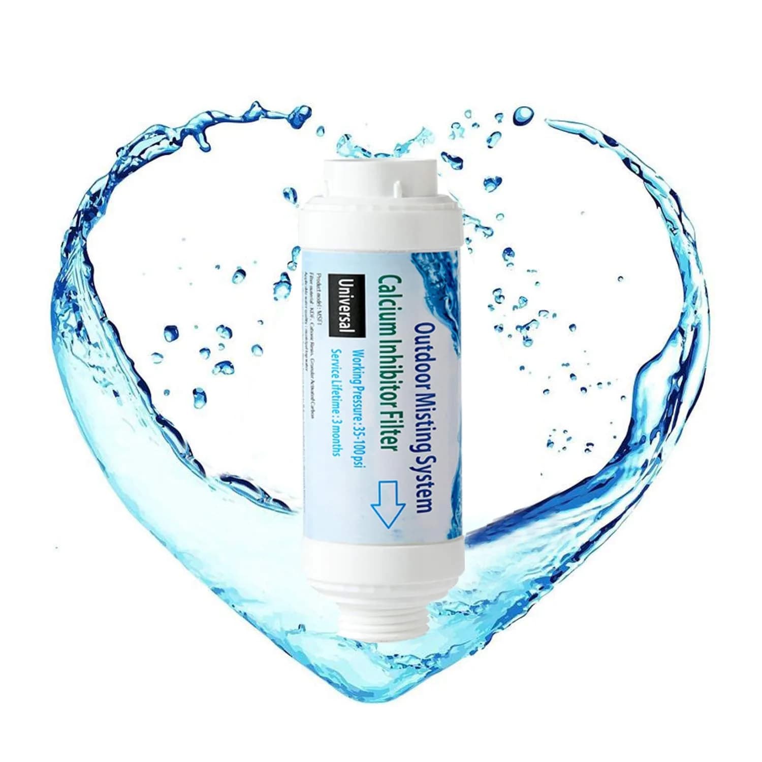 H&G lifestyles Misting System Calcium Inhibitor Filter | Protects Nozzles & Improves Water Quality