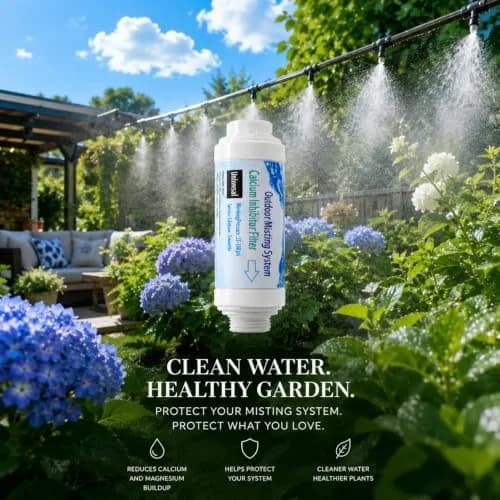 H&G lifestyles Calcium Inhibitor Filter for Misting System 254 g (9 oz) Pack of 4 | Protects Nozzles & Improves Water Flow thumbnail 7