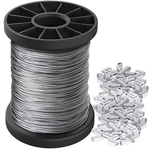 Cerpourt Heavy Duty Stainless Steel Picture Hanging Wire 1.5mm | Supports up to 150lbs thumbnail 1