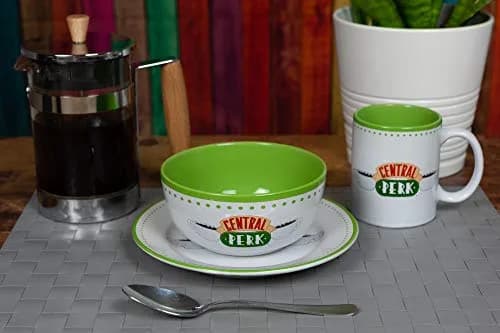 Ukonic Friends Central Perk Dinnerware Set | Official Ceramic Collection | 3-Piece thumbnail 4