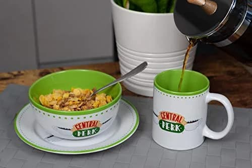 Ukonic Friends Central Perk Dinnerware Set | Official Ceramic Collection | 3-Piece thumbnail 5
