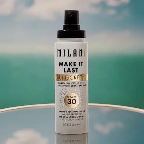 Milani Make It Last Sunscreen Setting Spray SPF 30, 2 Fl Oz (59 ml) | Locks Makeup & Protects Skin thumbnail 7