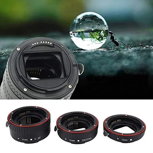 Bindpo Auto Focus Macro Extension Tube Set 13mm+21mm+31mm | Metal EF Mount for Close-Up Photography thumbnail 6