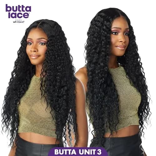 Sensationnel Butta LaceWig-Unit 3, Jet Black 1 | 5 Inch Deep Lace Frontal, Synthetic, Pre-Plucked, Natural Look thumbnail 3