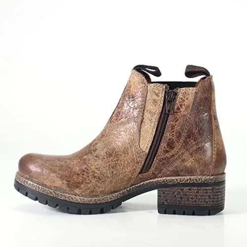 Diba True Say So Casual Boots Brown 7.5M | Vintage Leather, Low Heel, Ankle-Length thumbnail 6