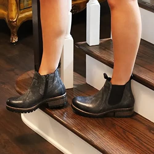 Diba True Say So Casual Boots Brown 7.5M | Vintage Leather, Low Heel, Ankle-Length thumbnail 3