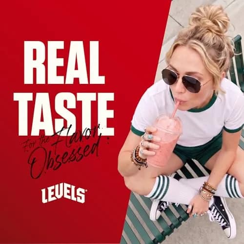 Levels Nutrition Strawberry Whey Protein Powder 907g (2lb) | 24g Protein, 5.4g BCAAs, Grass-Fed Dairy thumbnail 4