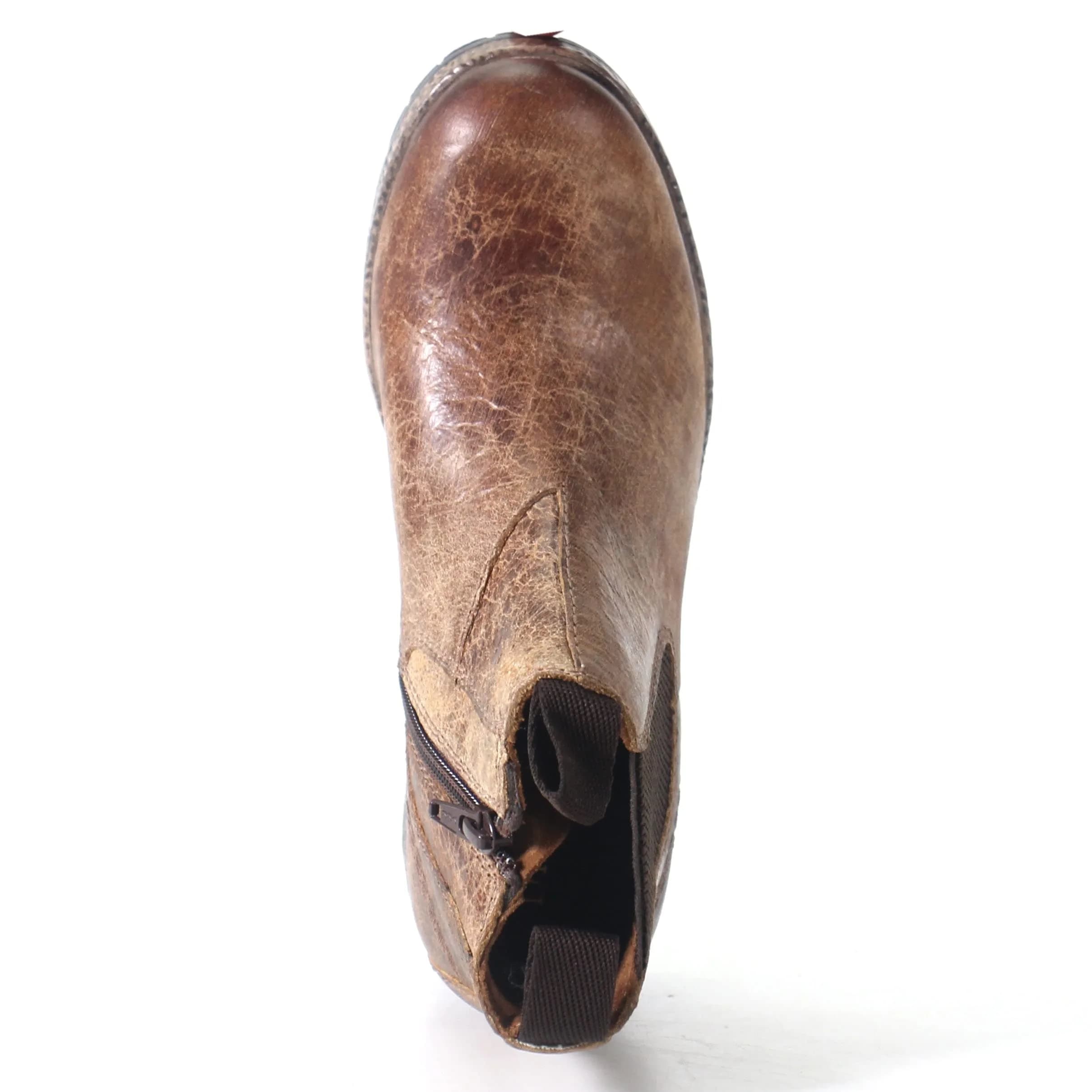 Diba True Say So Women's Chelsea Bootie 10 US | Vintage Leather, Pull-Tab, Charcoal thumbnail 8