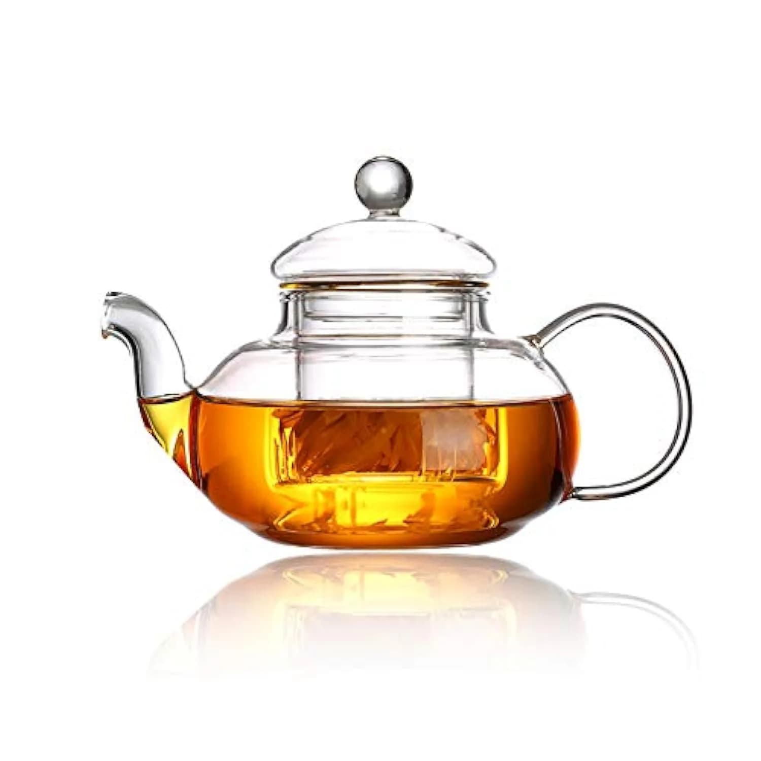 Cosy-Yc Borosilicate Glass Teapot with Infuser, 800ml (27oz) | Stovetop Safe Glass Tea Pot - main product image