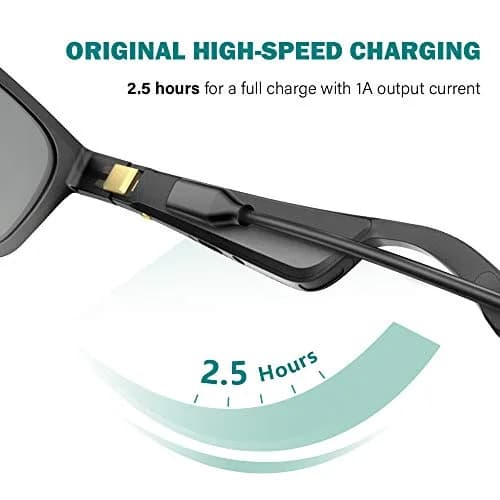 TUSITA Magnetic USB C Charging Cable Compatible with Bose Frames Audio Sun Glasses, 1M, 2-Pack | Fast & Safe Charging thumbnail 4